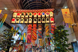 Dekorationen des Tanabata Festival