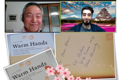 Erinnerungsfoto an die schöne Zeit während Herrn Shidara’s Culture Class B. Herr Shidara ist mit Abstand einer der nettesten sowie coolsten Personen die ich kennen lernen durfte an der Tohoku University! Ich bin überzeugt davon das wir im Laufe der Zeit eine sehr enge und vertrauliche Beziehung zu einander aufgebaut haben. Herr Shidara ist jemand der jederzeit bereit ist für die Ihm wichtigen Menschen die extra Meile zu gehen. Er hat mir z.B. das Buch „Warm Hands“, da es mich sehr emotional geprägt hatte, ohne dass ich Ihn darum gebeten hatte, von Japan bis nach Deutschland an mich schicken lassen! Ich freue mich schon so sehr auf den Tag, wo ich Herrn Shidara endlich persönlich treffen und für alles danken kann!