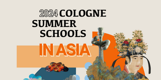 Cologne Summer Schools in Asia Hier sieht man ein buntes Plakat zum Programm.