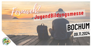 JuBi Man sieht das Logo der JuBi in Bochum.